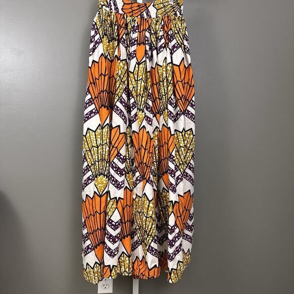 Advance Apparels Skirt Free Size 100% Cotton Tribal Chevron Boho Festival Sweep - Picture 6 of 8